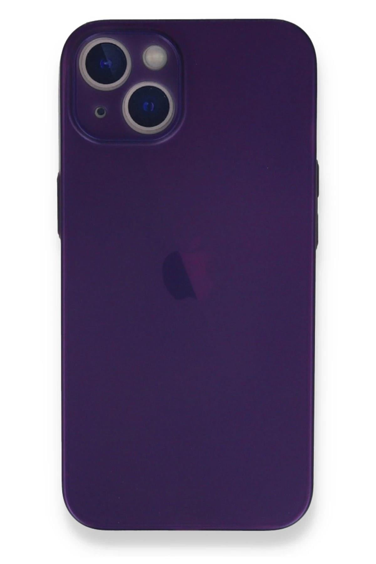 Mey İthalat®  iPhone 14 Plus Kılıf PP Ultra İnce Kapak - Mor