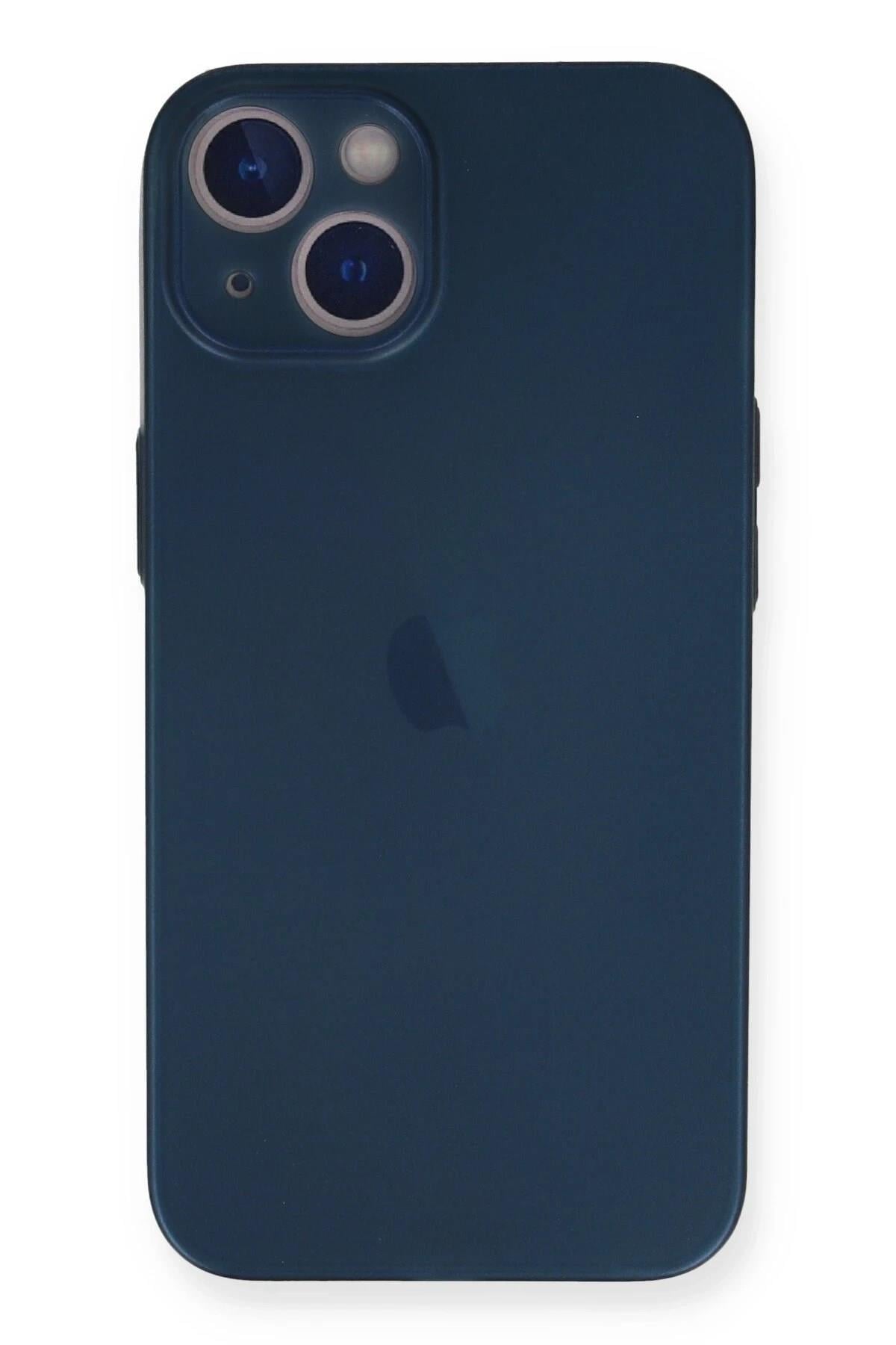 Mey İthalat®  iPhone 14 Plus Kılıf PP Ultra İnce Kapak - Mavi