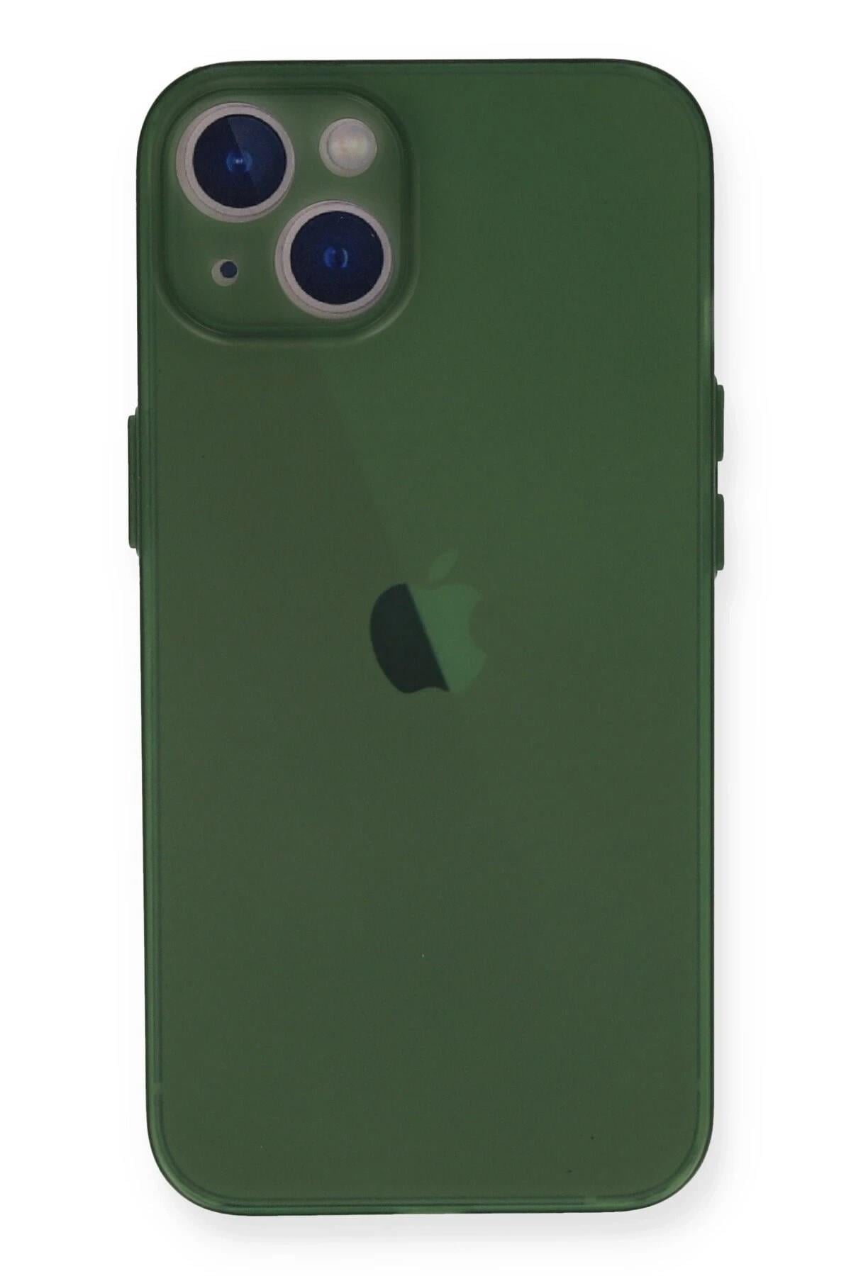 Mey İthalat®  iPhone 14 Plus Kılıf PP Ultra İnce Kapak - Yeşil
