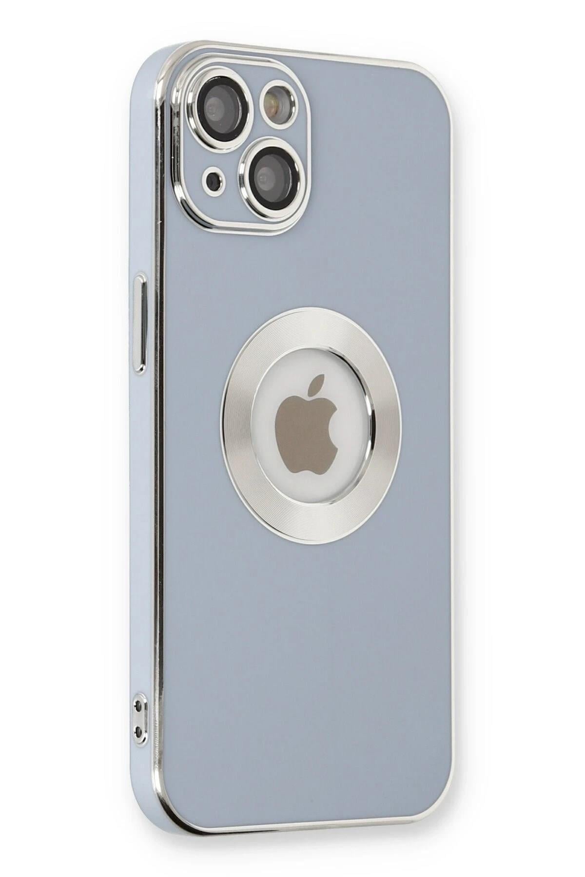 Mey İthalat®  iPhone 14 Plus Kılıf Store Silikon - Sierra Blue