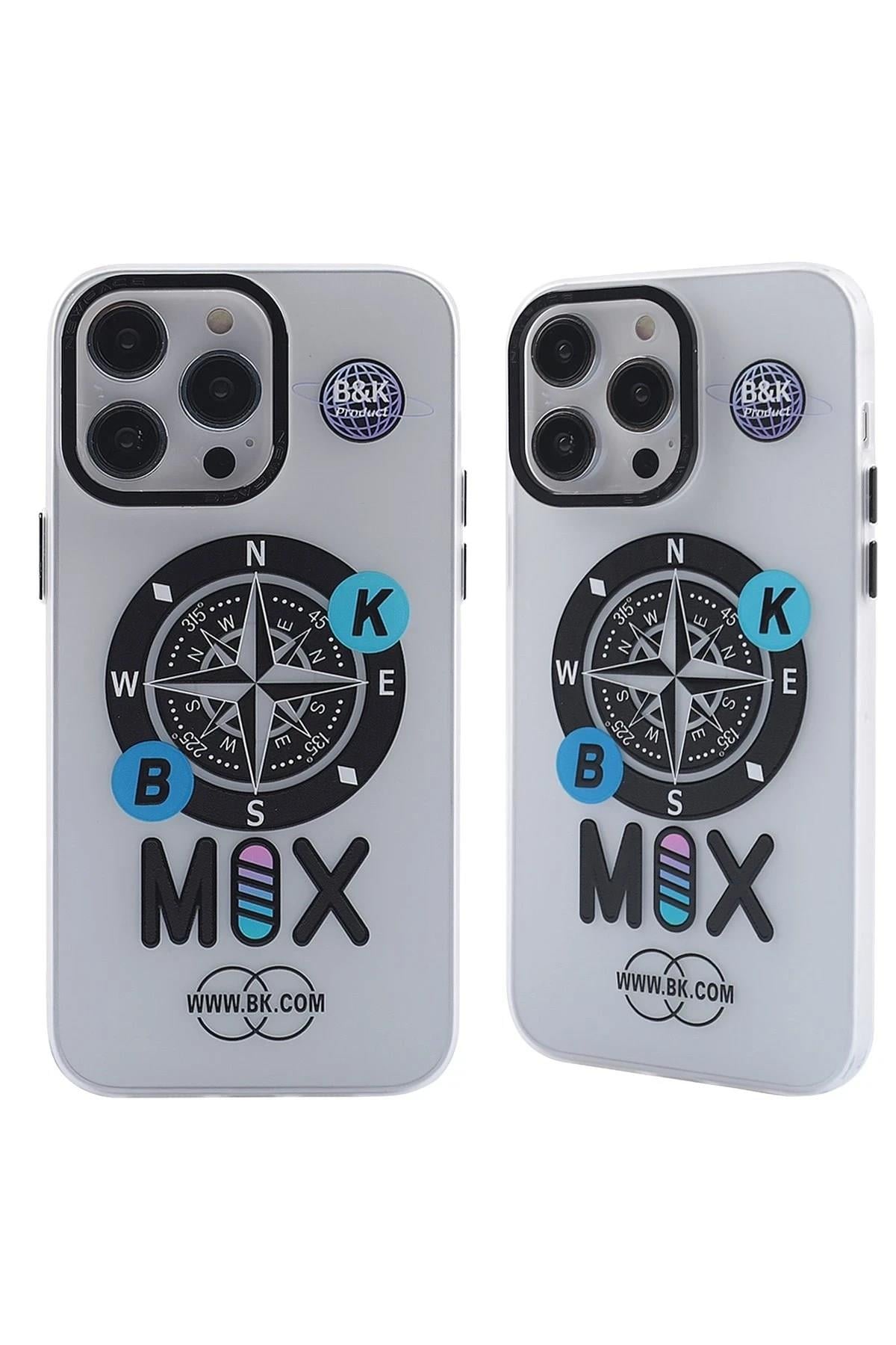 Mey İthalat®  iPhone 14 Pro Kılıf Apollo Magneticsafe Desenli Kapak - Apollo Şeffaf - 3