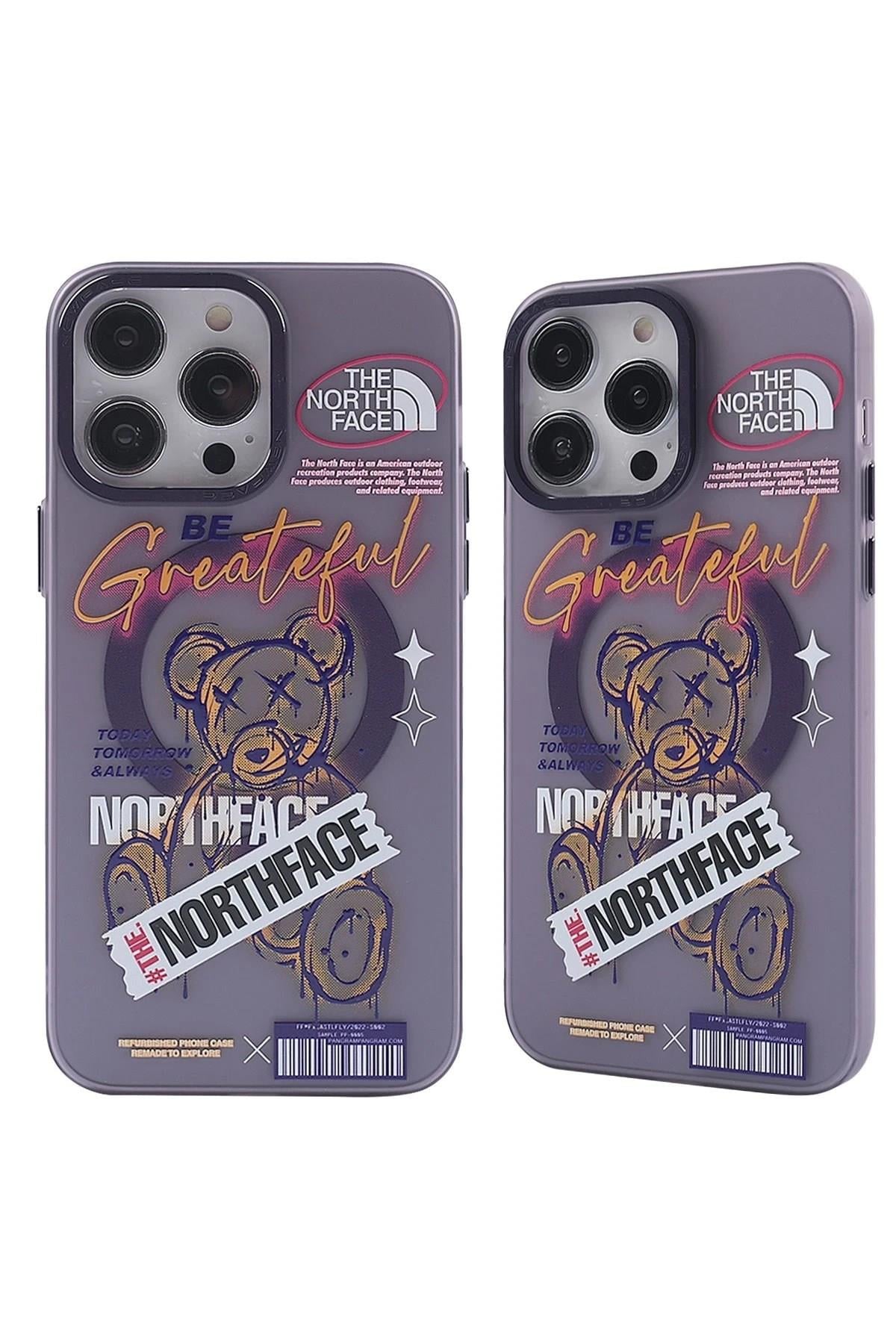 Mey İthalat®  iPhone 14 Pro Kılıf Apollo Magneticsafe Desenli Kapak - Apollo Mor - 2