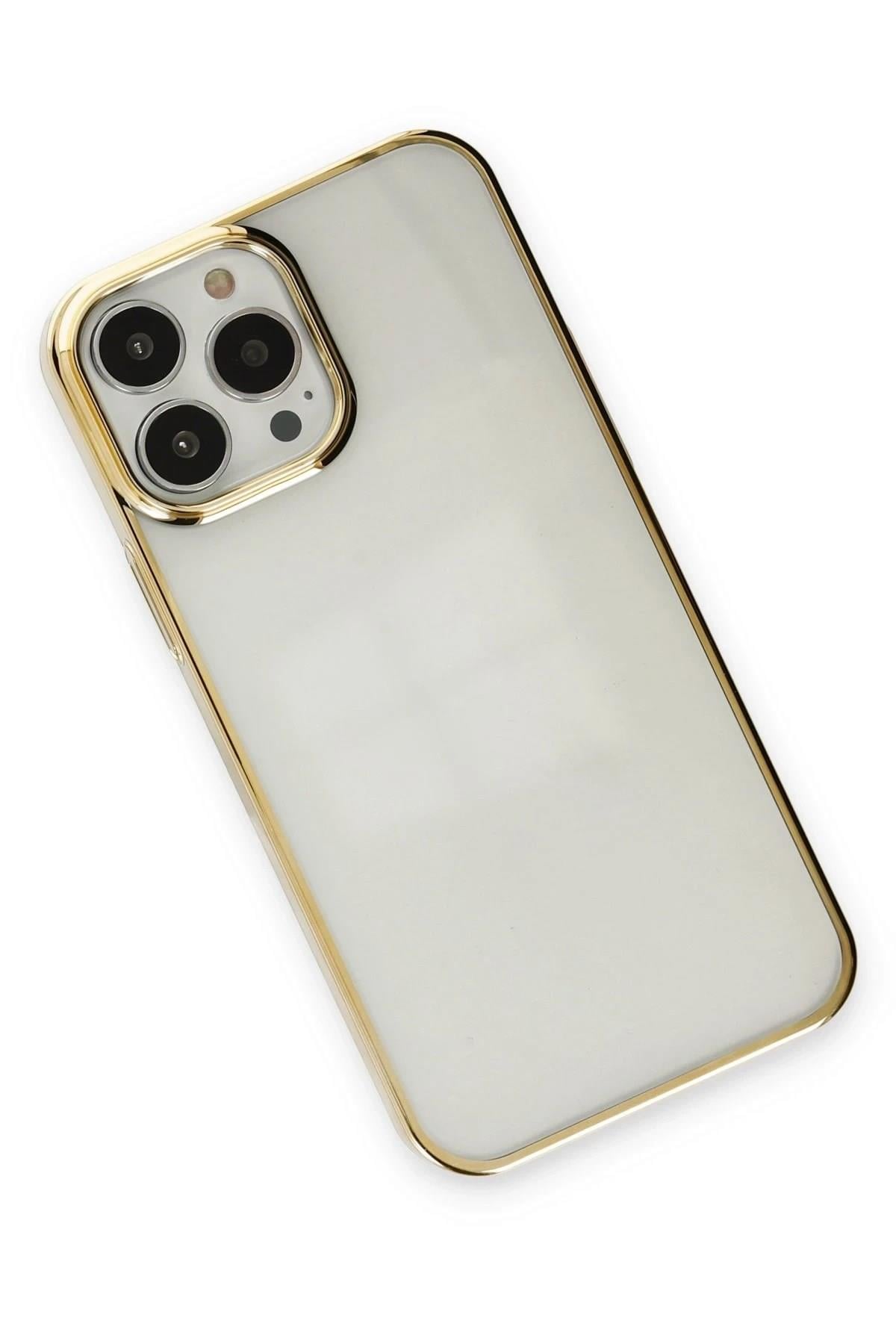 Mey İthalat®  iPhone 14 Pro Kılıf Element Silikon - Gold