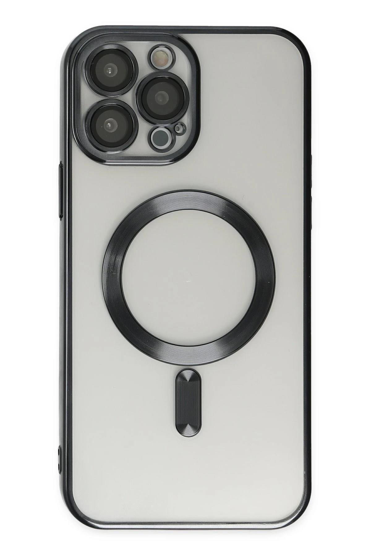 Mey İthalat®  iPhone 14 Pro Kılıf Kross Magneticsafe Kapak - Siyah