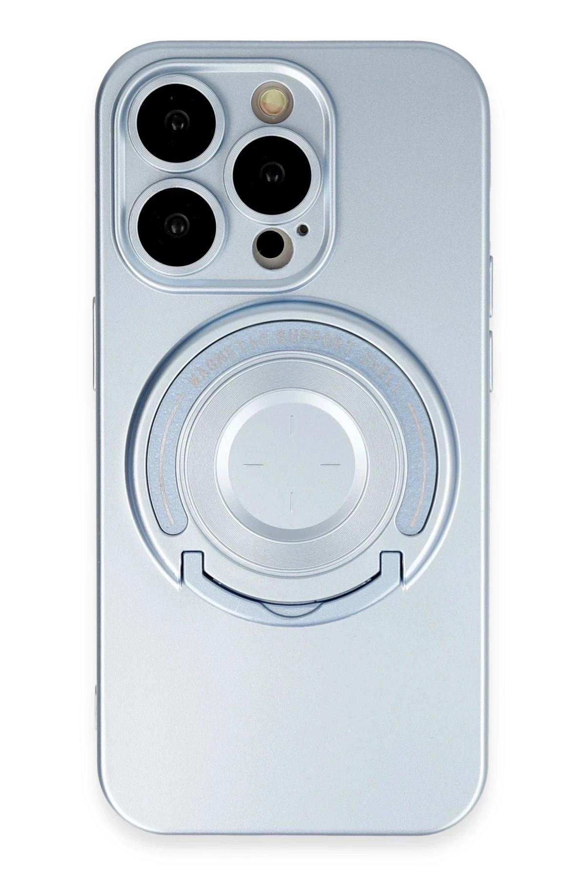 Mey İthalat®  iPhone 14 Pro Kılıf Lukka Magneticsafe Kapak - Sierra Blue