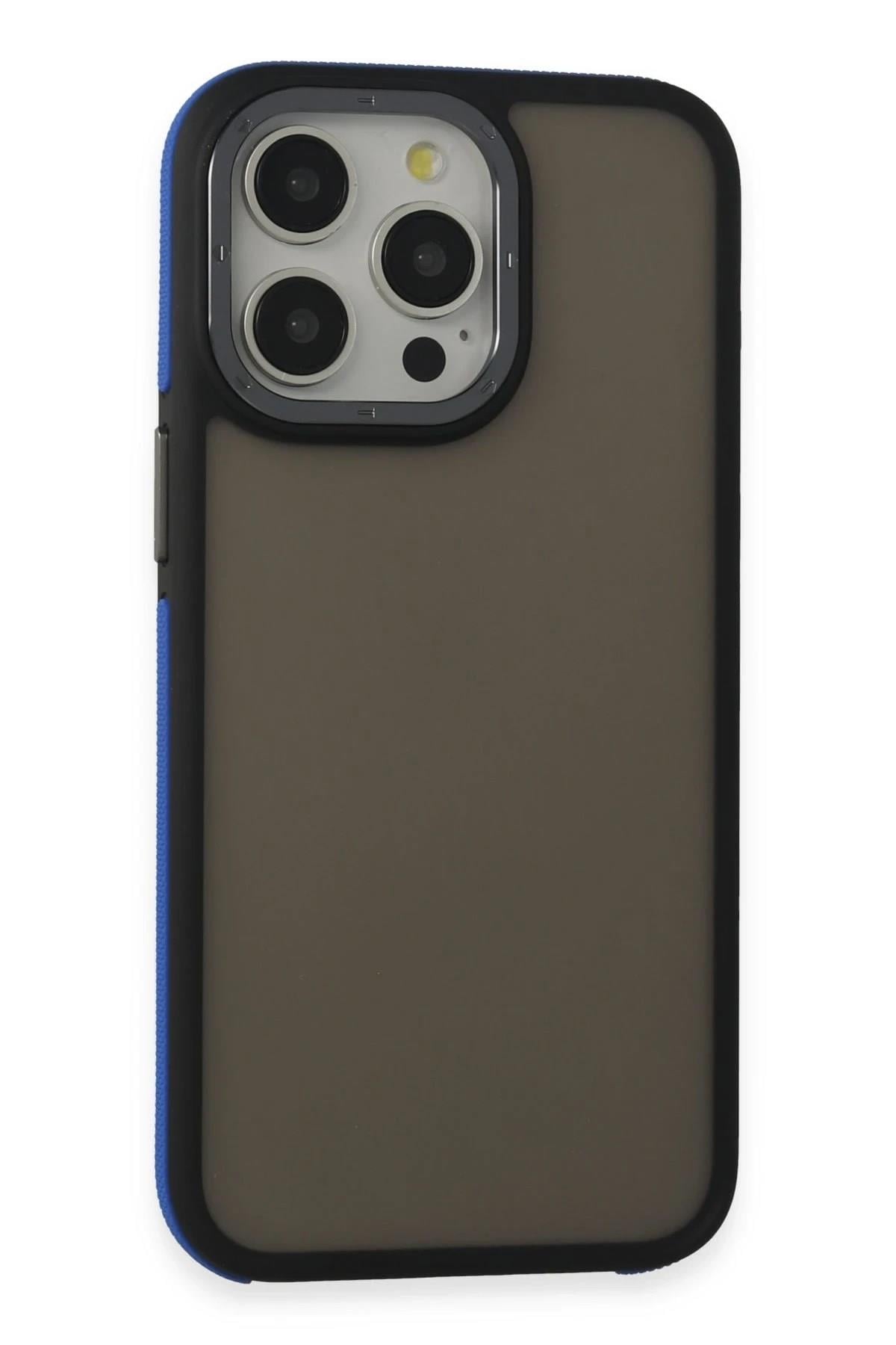 Mey İthalat®  iPhone 14 Pro Max Harvel Kapak - Lacivert