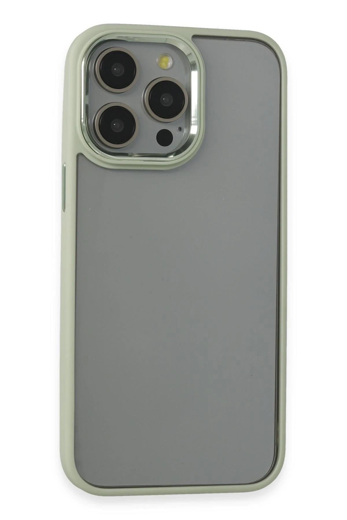 Mey İthalat®  iPhone 14 Pro Max Kılıf Power Silikon - Yeşil