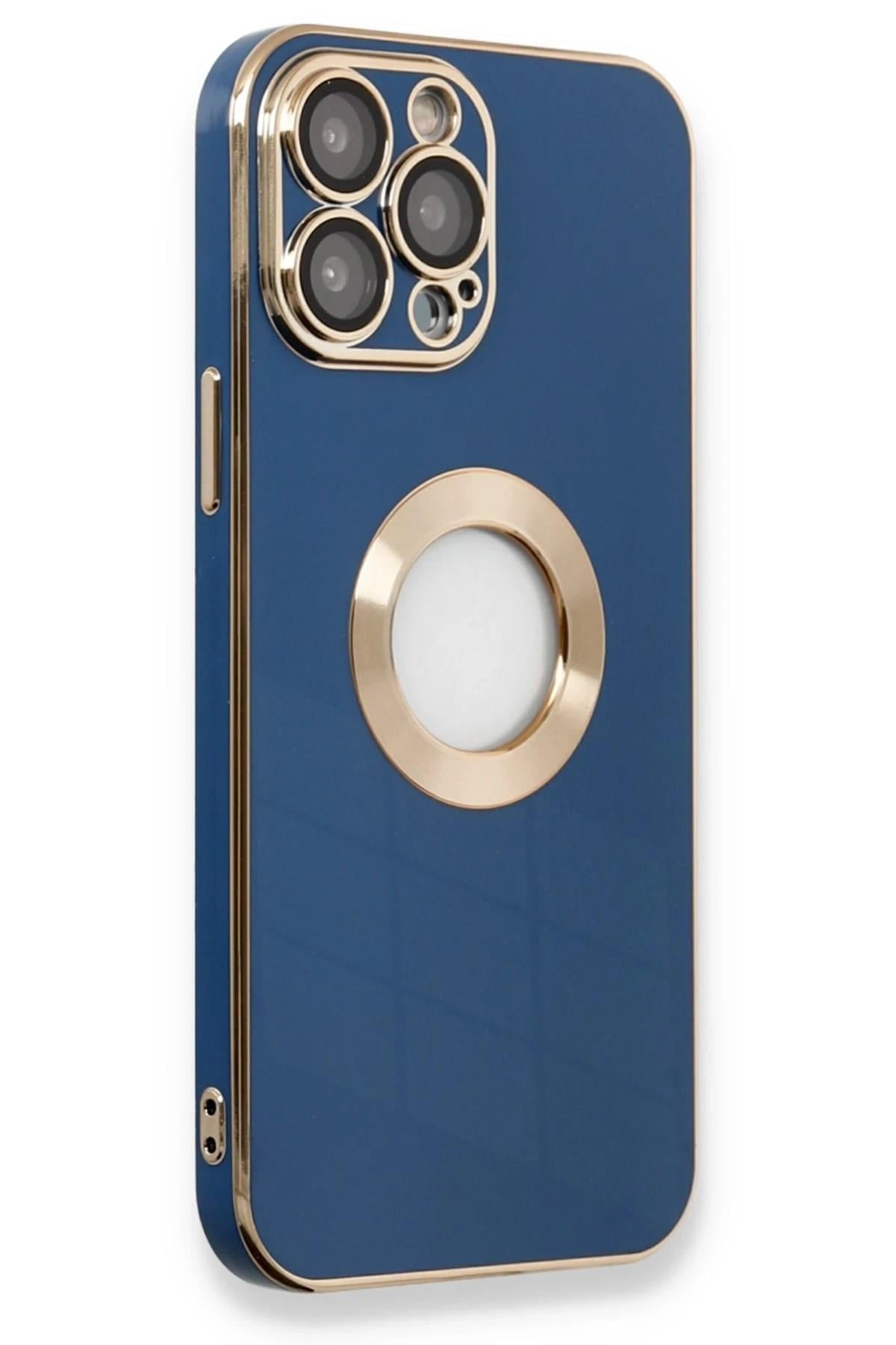 Mey İthalat®  iPhone 14 Pro Max Kılıf Store Silikon - Mavi