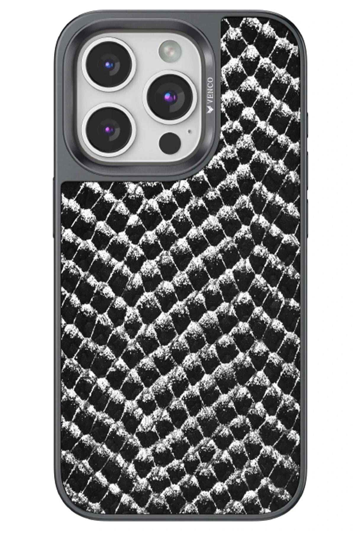 Mey İthalat®  iPhone 15 Pro Viper Kapak - Siyah