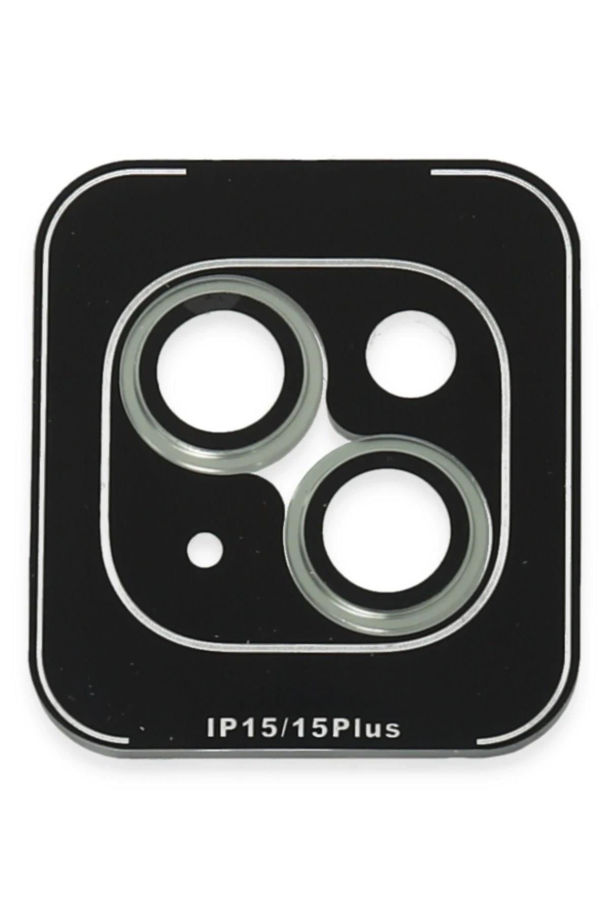 Mey İthalat®  iPhone 15 PVD Metal Kamera Lens - Açık Yeşil
