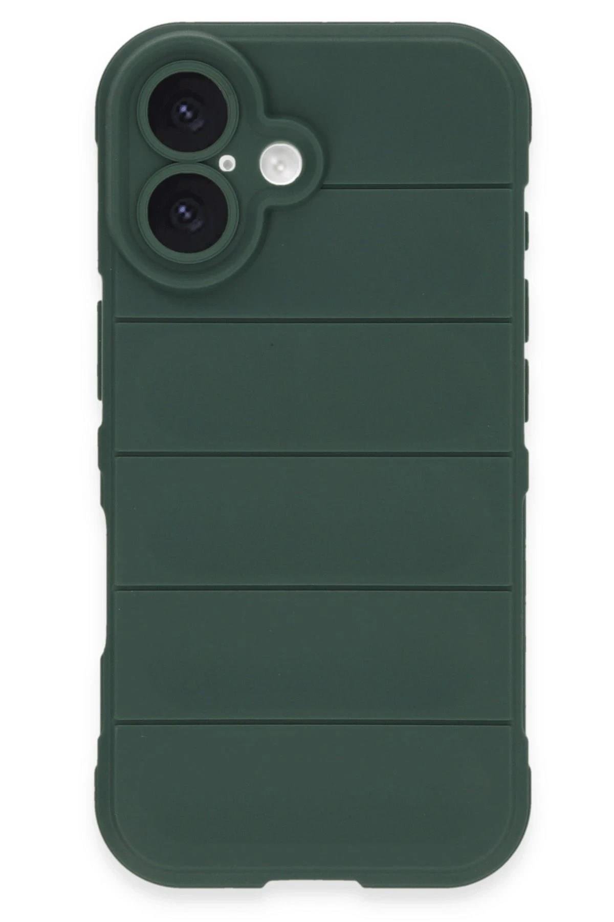 Mey İthalat®  iPhone 16 Plus Kılıf Optimum Silikon - Koyu Yeşil