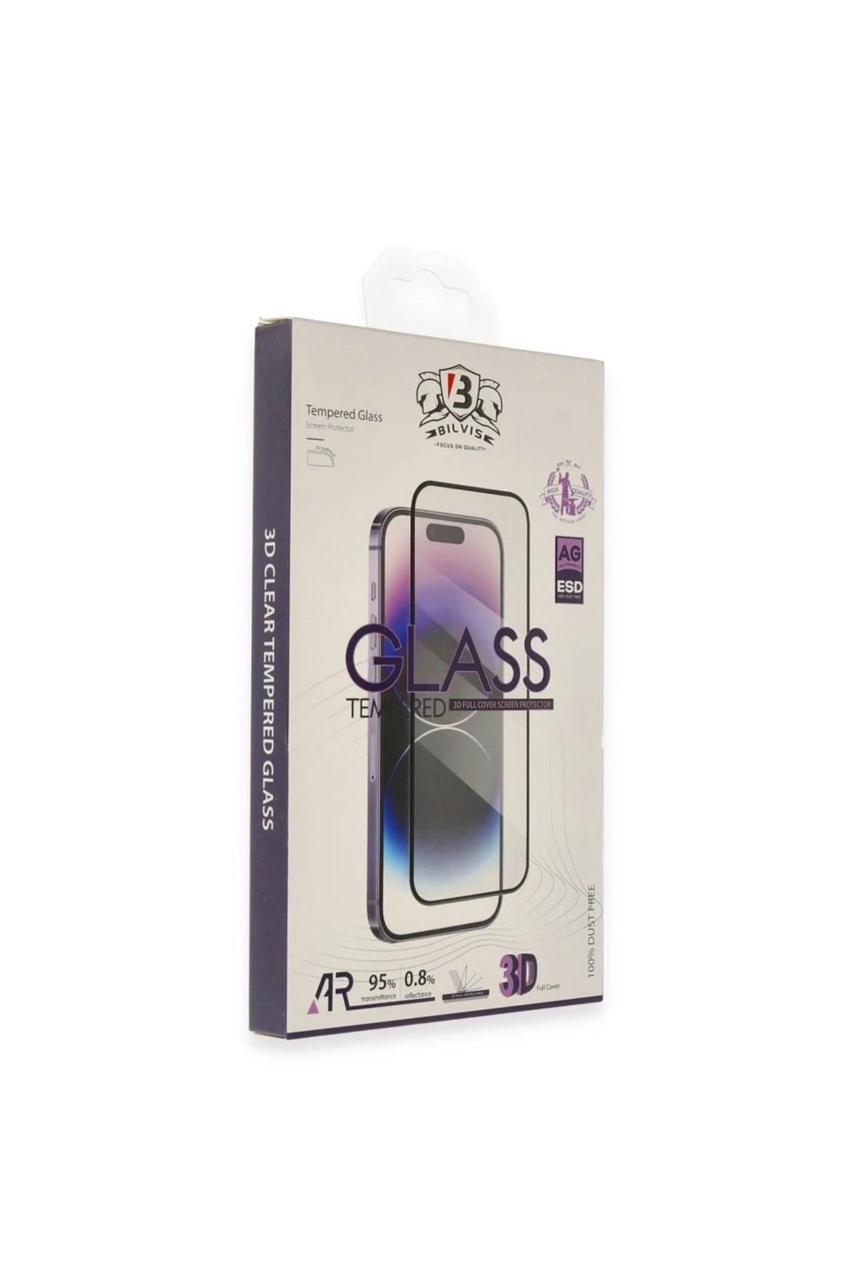 Mey İthalat®  iPhone 16 Pro Max Bilvis 3D Cam Ekran Koruyucu