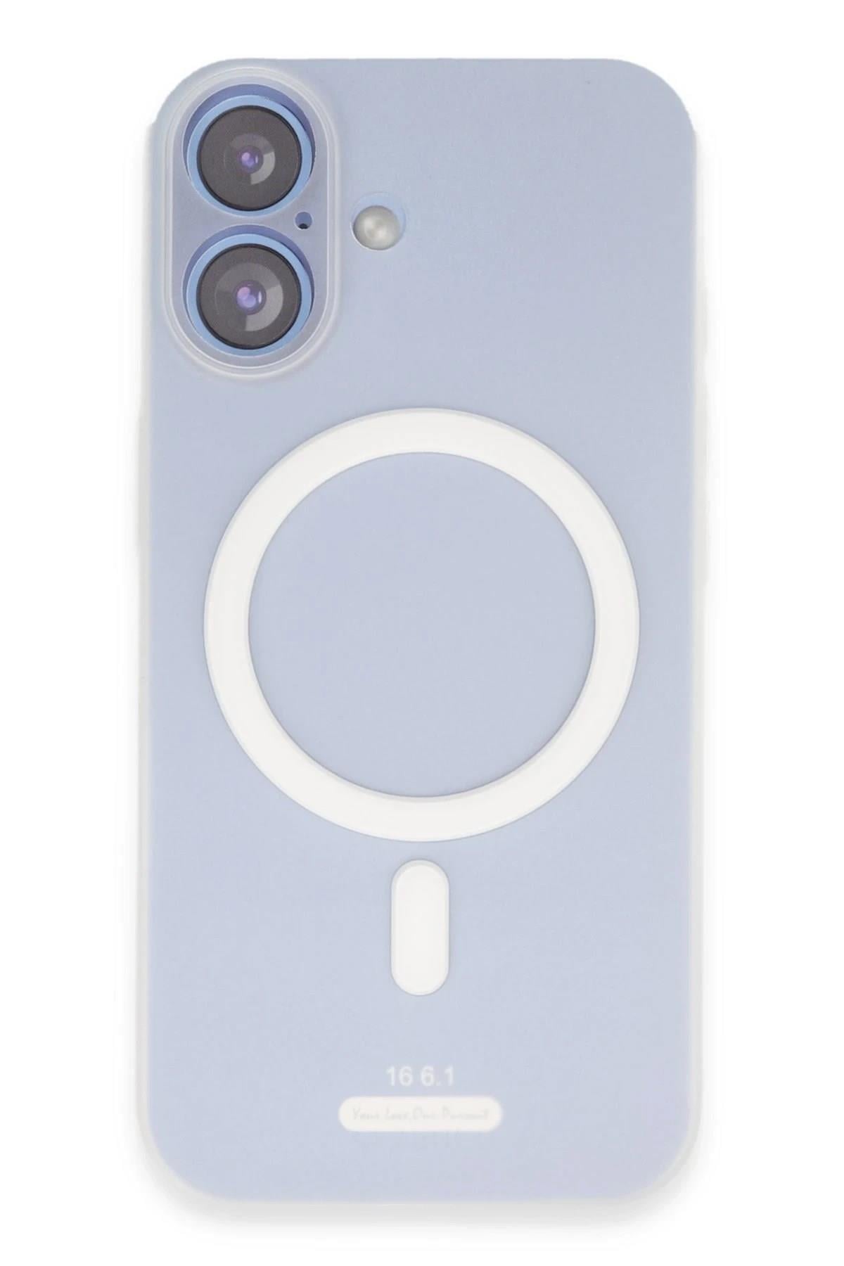 Mey İthalat®  iPhone 16 Sense Magsafe Kapak - Şeffaf