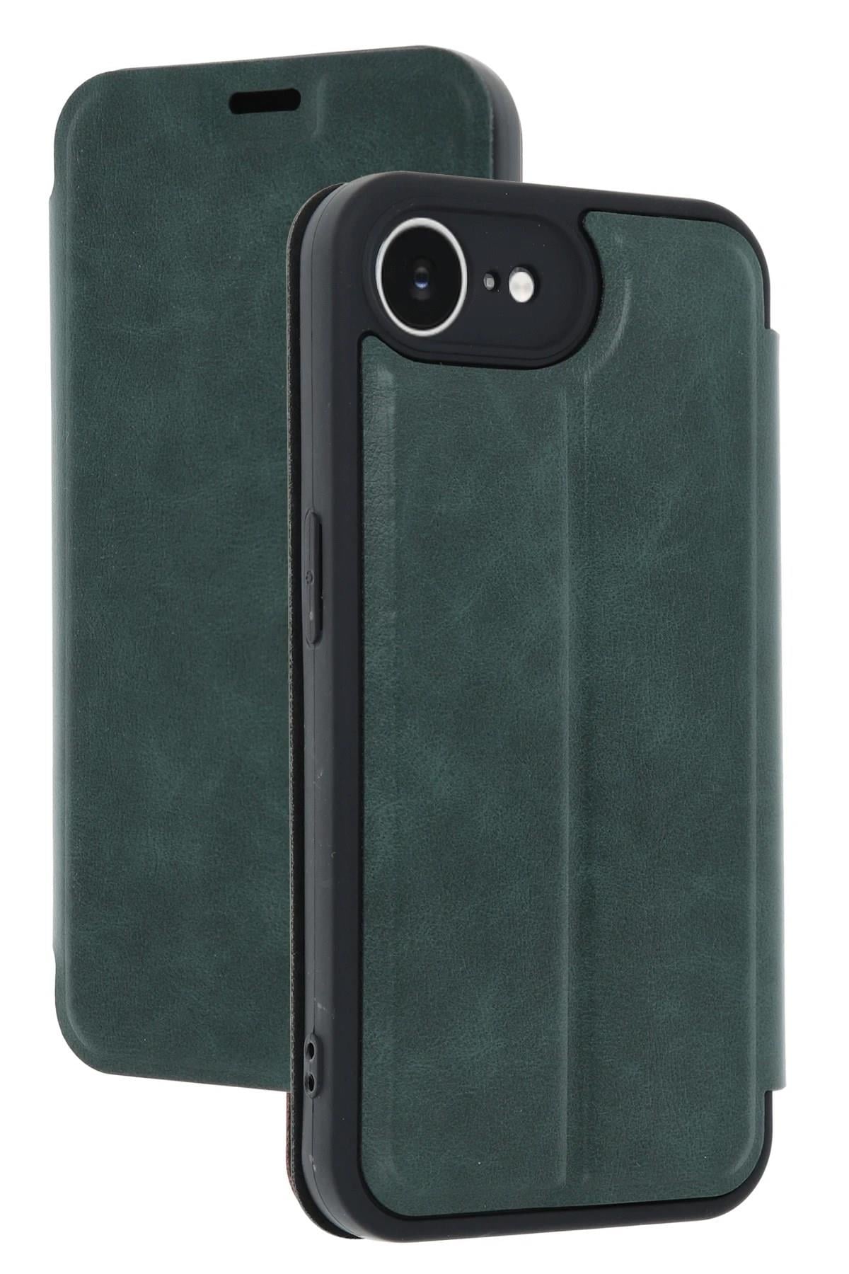 Mey İthalat®  iPhone 16E Kılıf Flip Cover - Koyu Yeşil