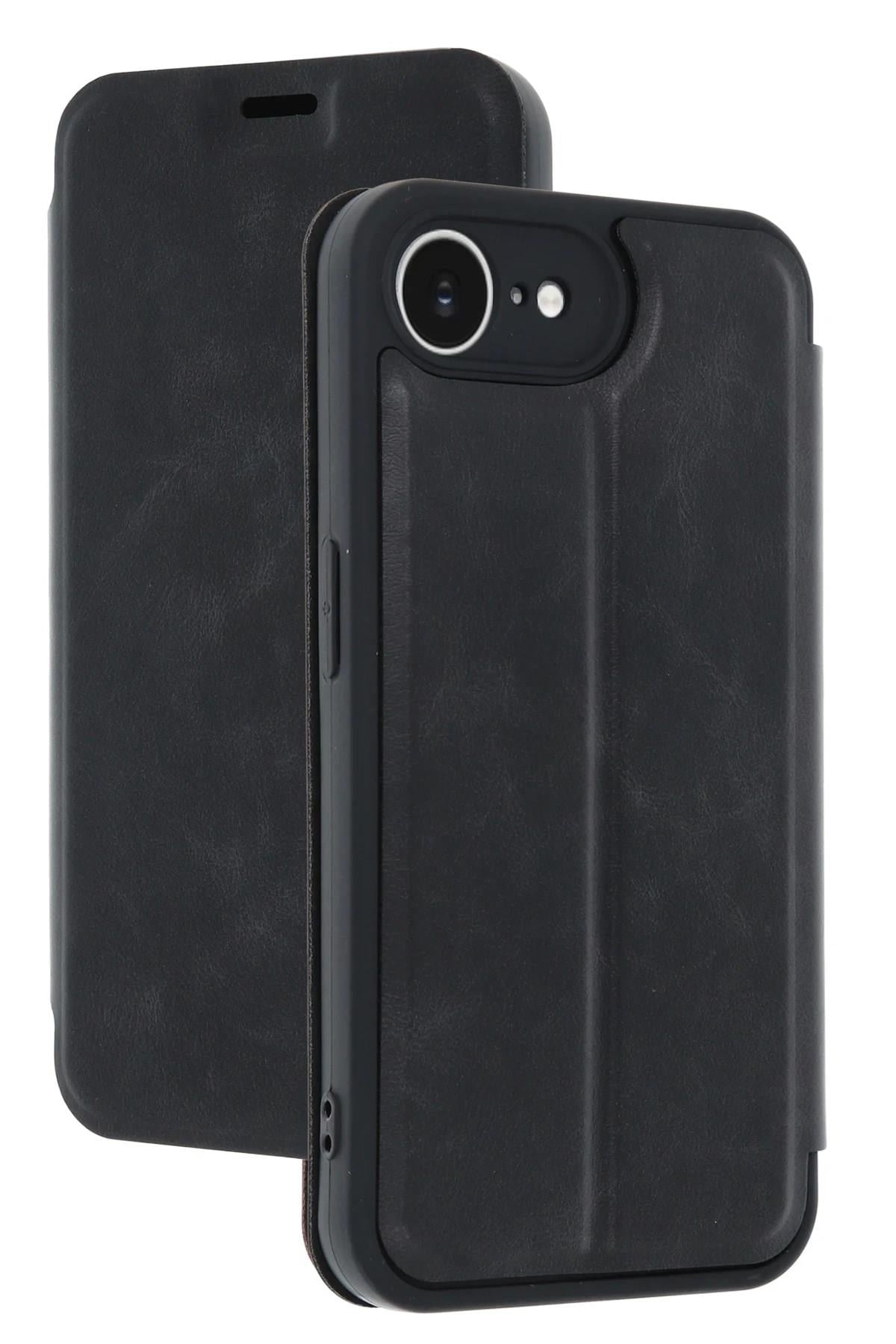 Mey İthalat®  iPhone 16E Kılıf Flip Cover - Siyah