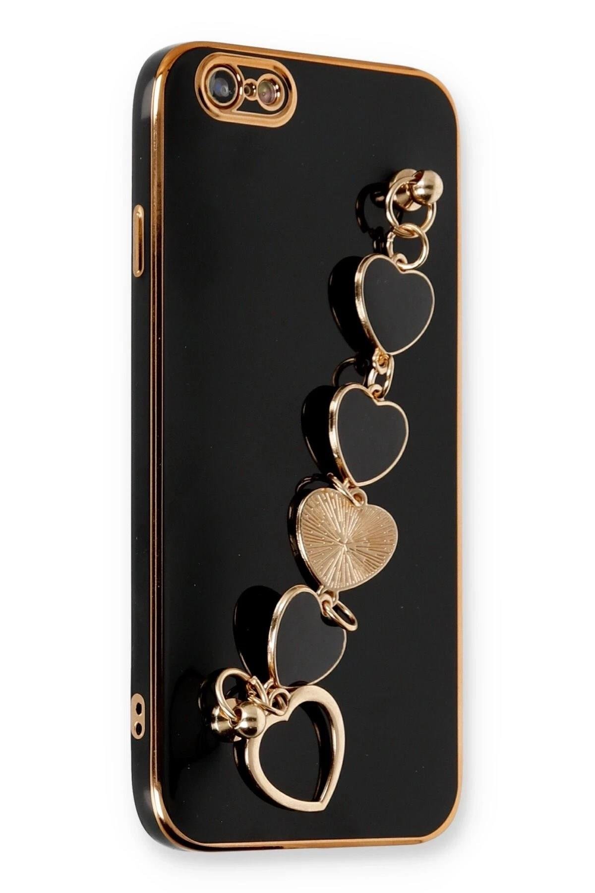 Mey İthalat®  iPhone 6 Kılıf Esila Silikon - Siyah