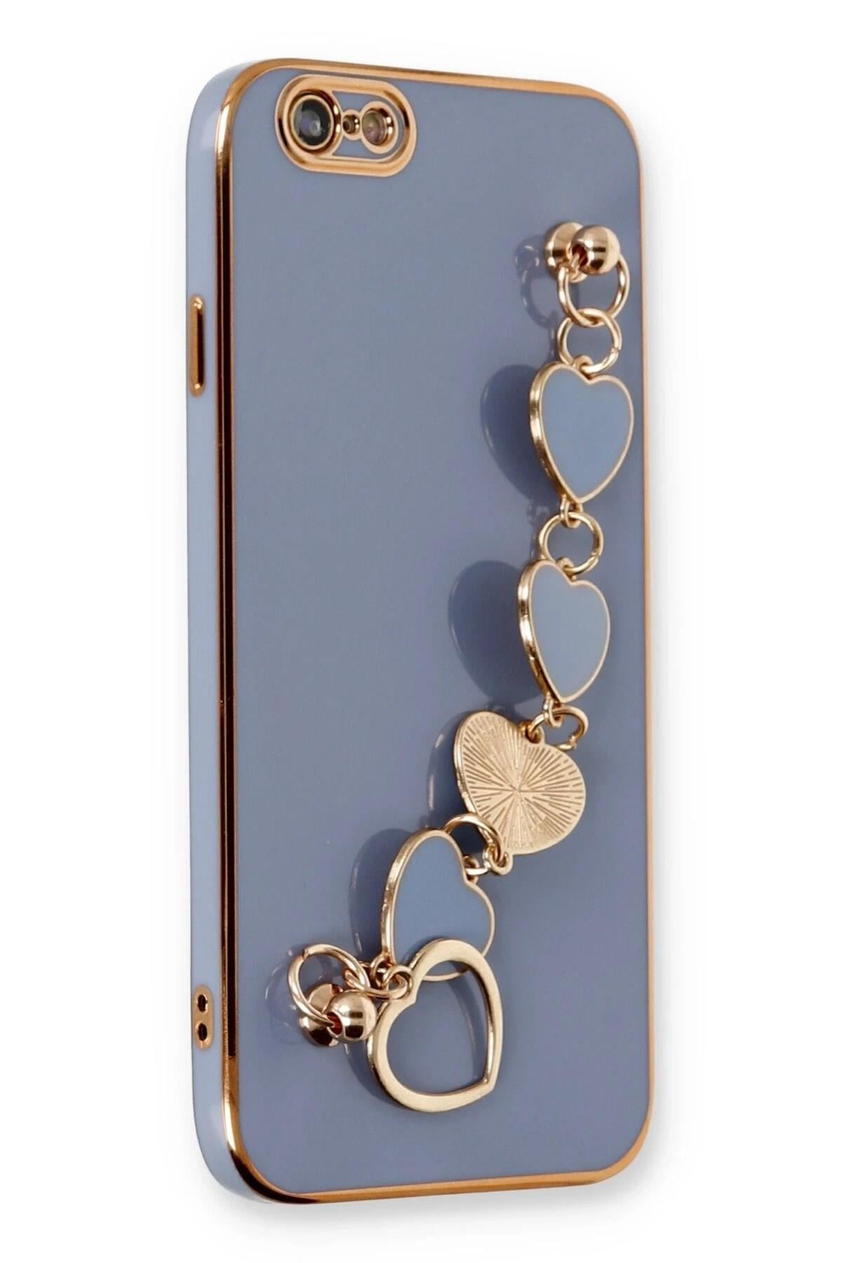 Mey İthalat®  iPhone 6 Kılıf Esila Silikon - Gri