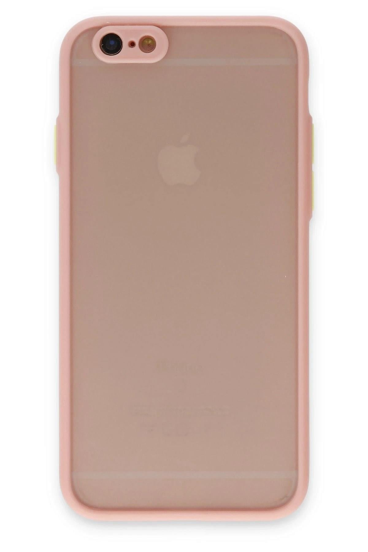 Mey İthalat®  iPhone 6 Kılıf Montreal Silikon Kapak - Pembe