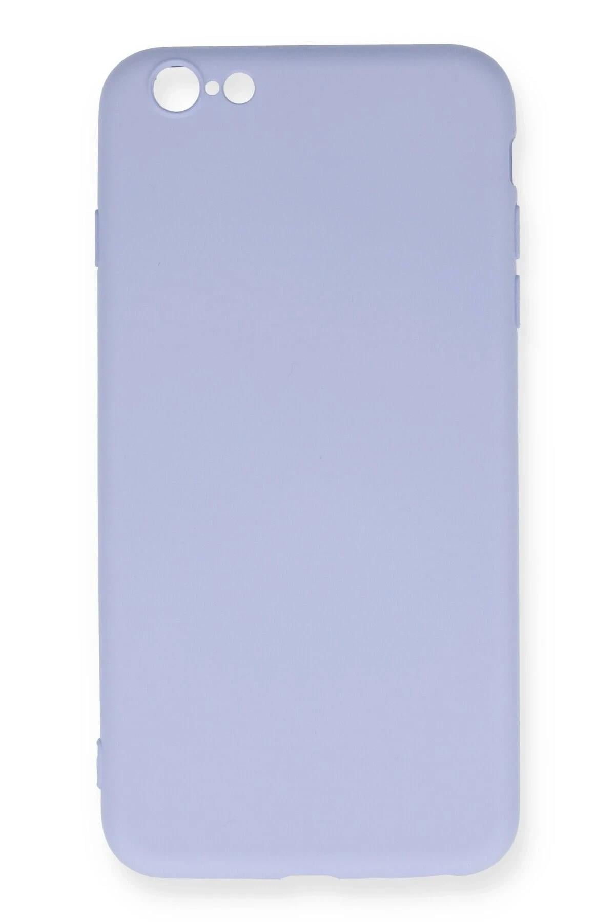 Mey İthalat®  iPhone 6 Plus Kılıf Nano içi Kadife Silikon - Lila
