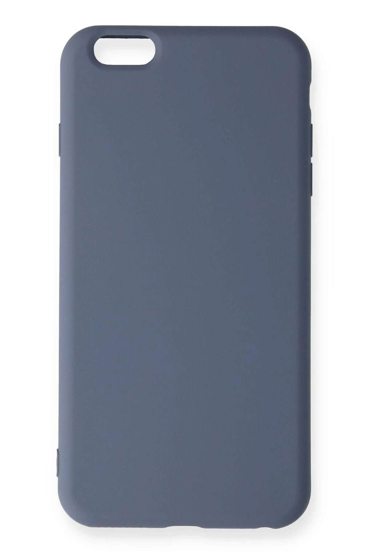 Mey İthalat®  iPhone 6 Plus Kılıf Nano içi Kadife Silikon - Gri
