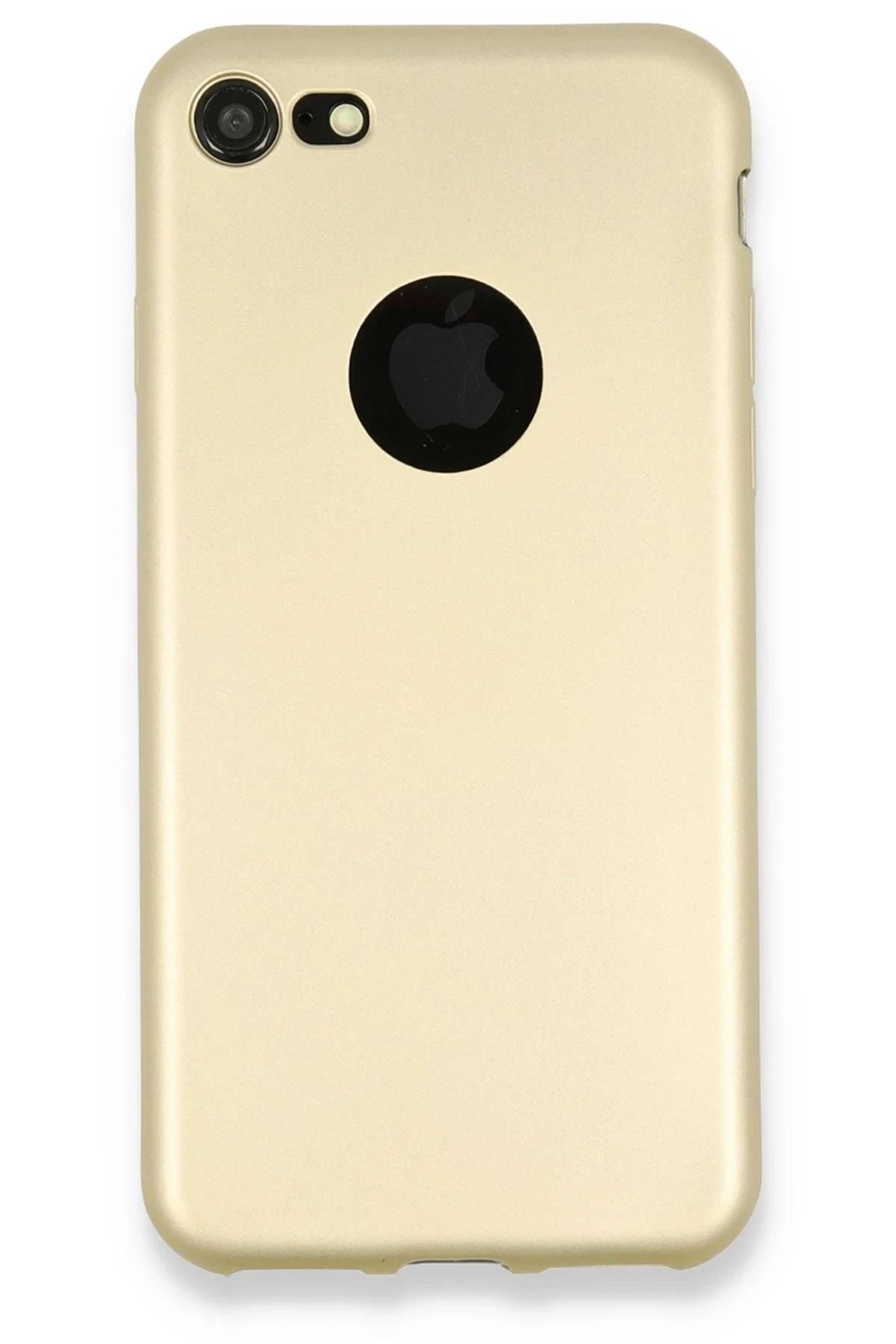 Mey İthalat®  iPhone 7 Kılıf First Silikon - Gold