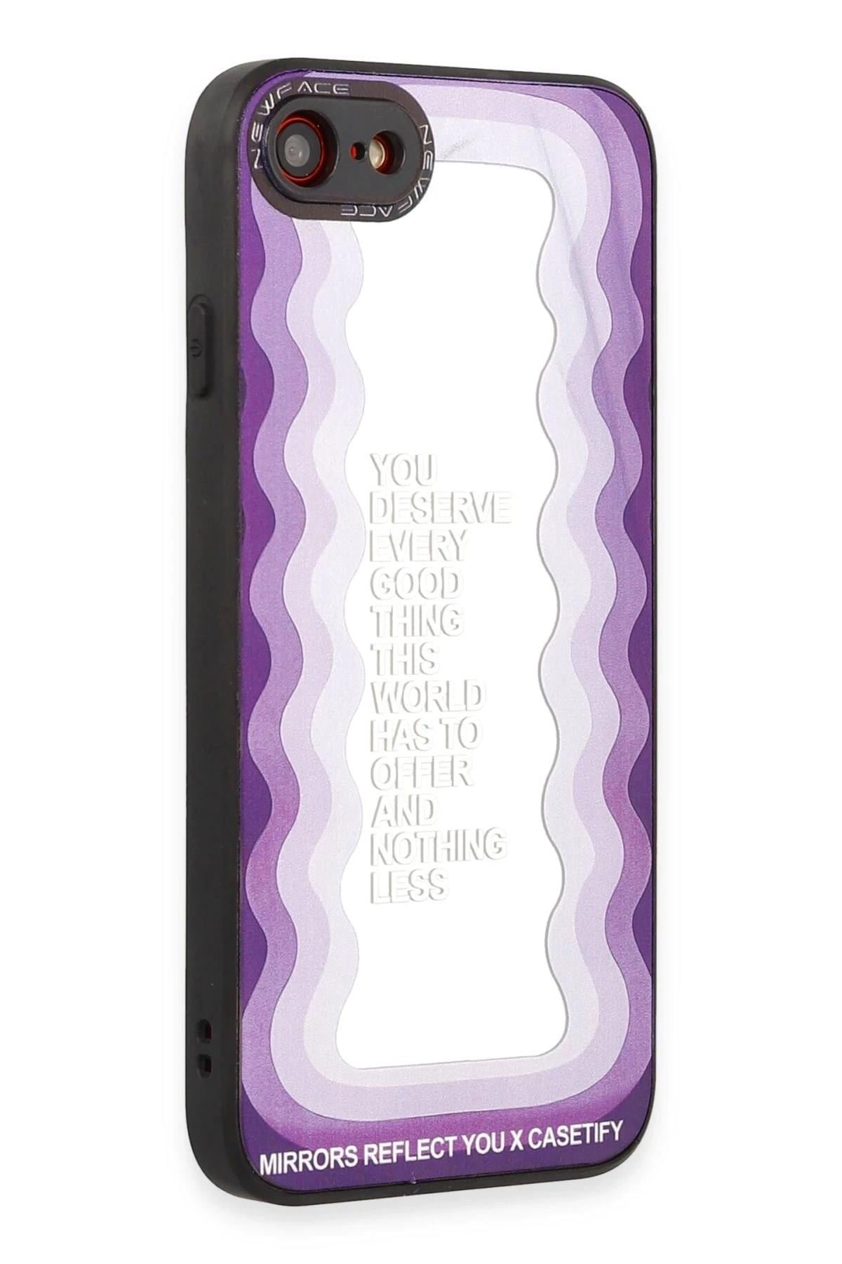 Mey İthalat®  iPhone 7 Kılıf Mirror Desenli Kapak - Mirror - 5