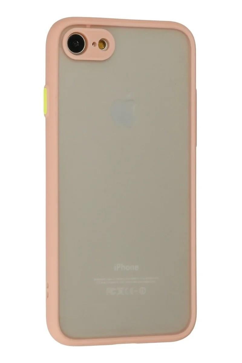 Mey İthalat®  iPhone 7 Kılıf Montreal Silikon Kapak - Pembe