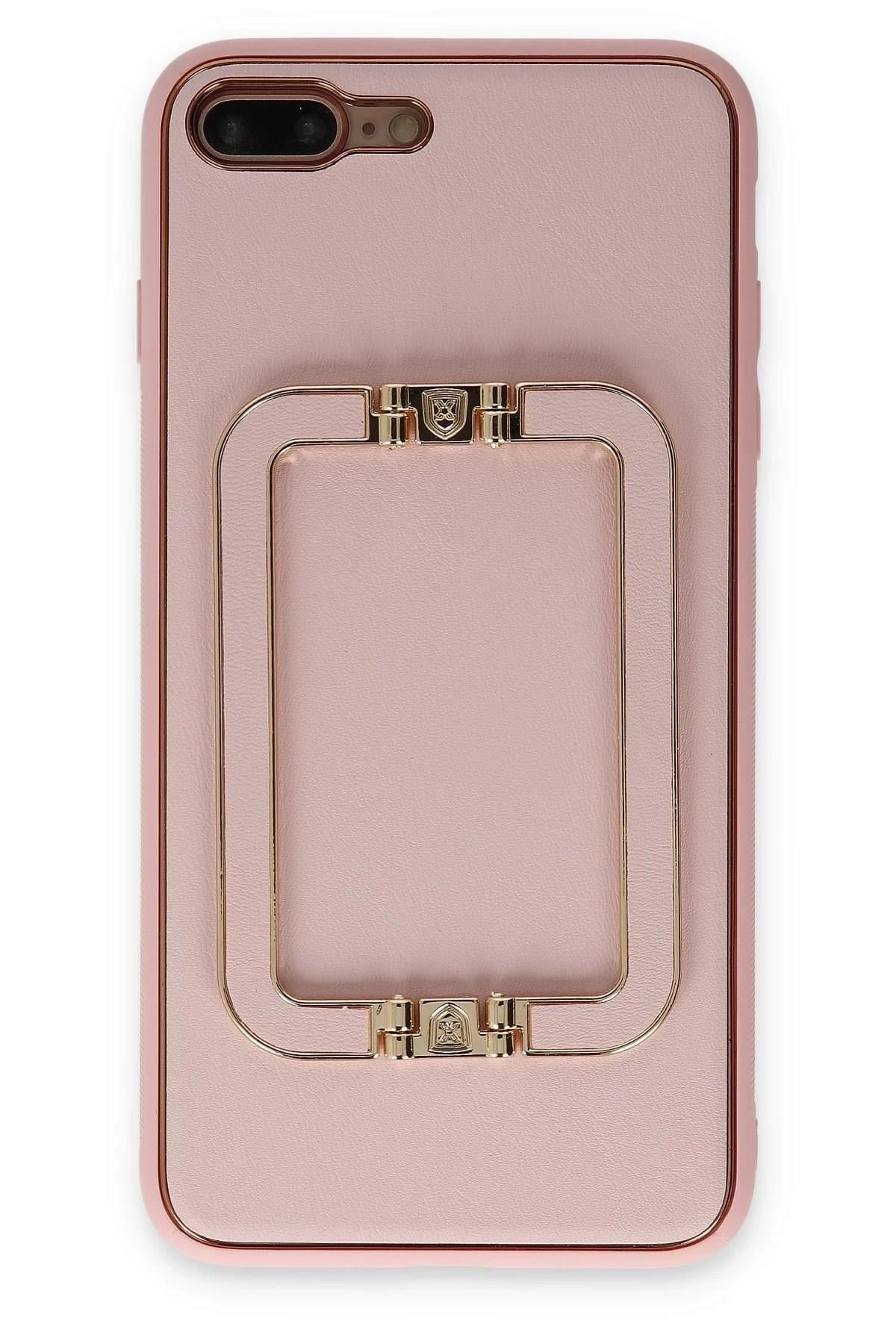 Mey İthalat®  iPhone 7 Plus Kılıf Coco Elit Kapak - Pembe