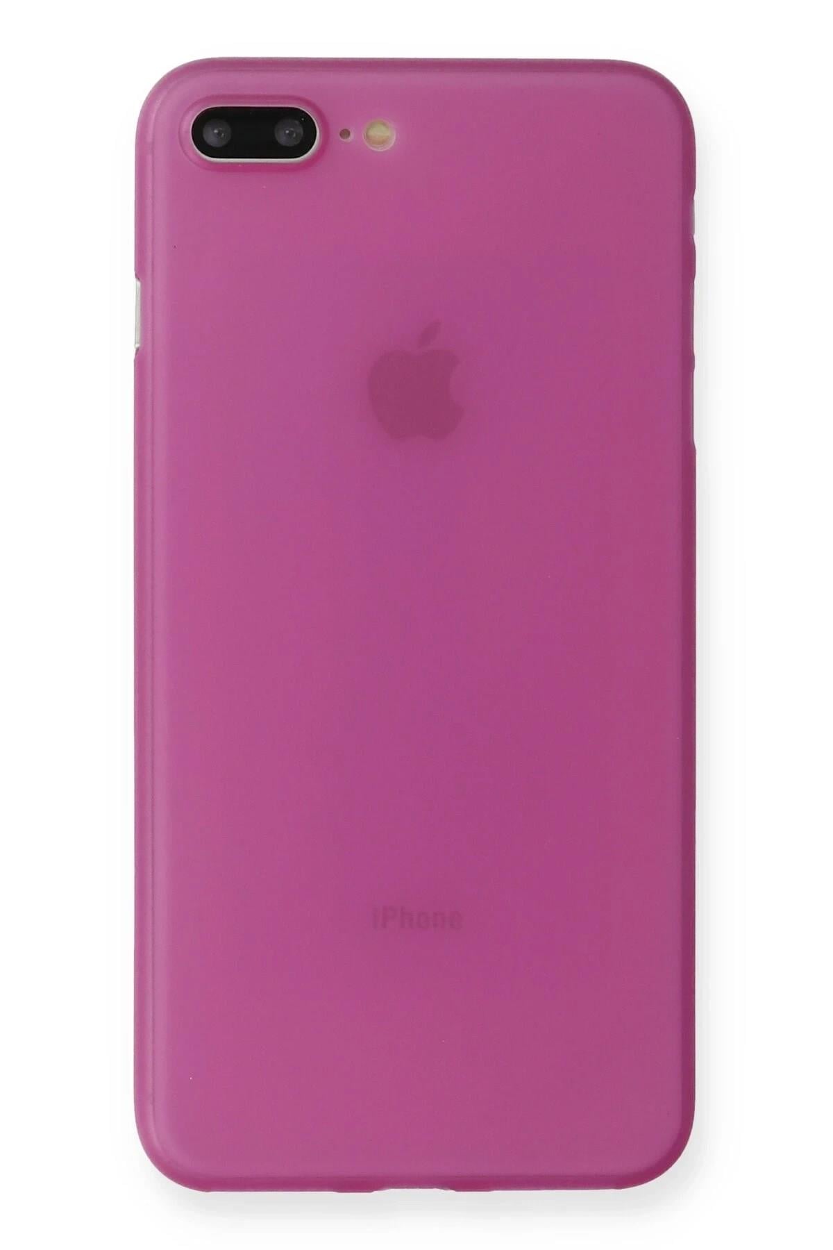 Mey İthalat®  iPhone 7 Plus Kılıf PP Ultra İnce Kapak - Pembe
