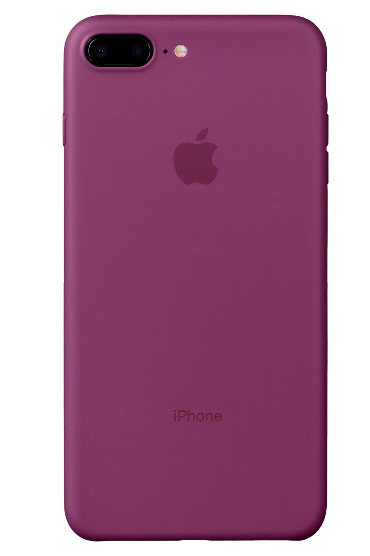 Mey İthalat®  iPhone 8 Plus Kılıf PP Ultra İnce Kapak - Pembe