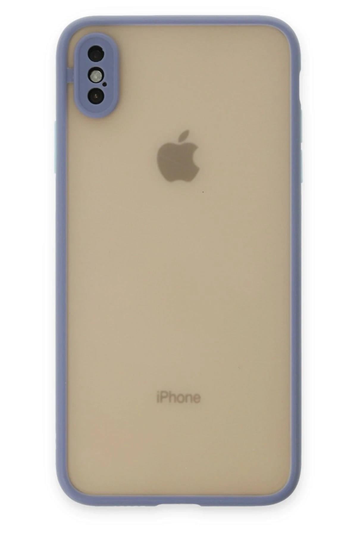 Mey İthalat®  iPhone X Kılıf Montreal Silikon Kapak - Gri