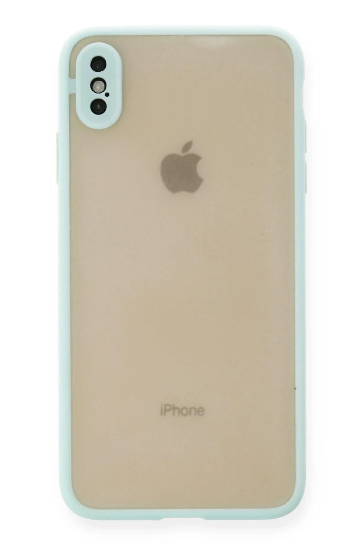 Mey İthalat®  iPhone X Kılıf Montreal Silikon Kapak - Turkuaz