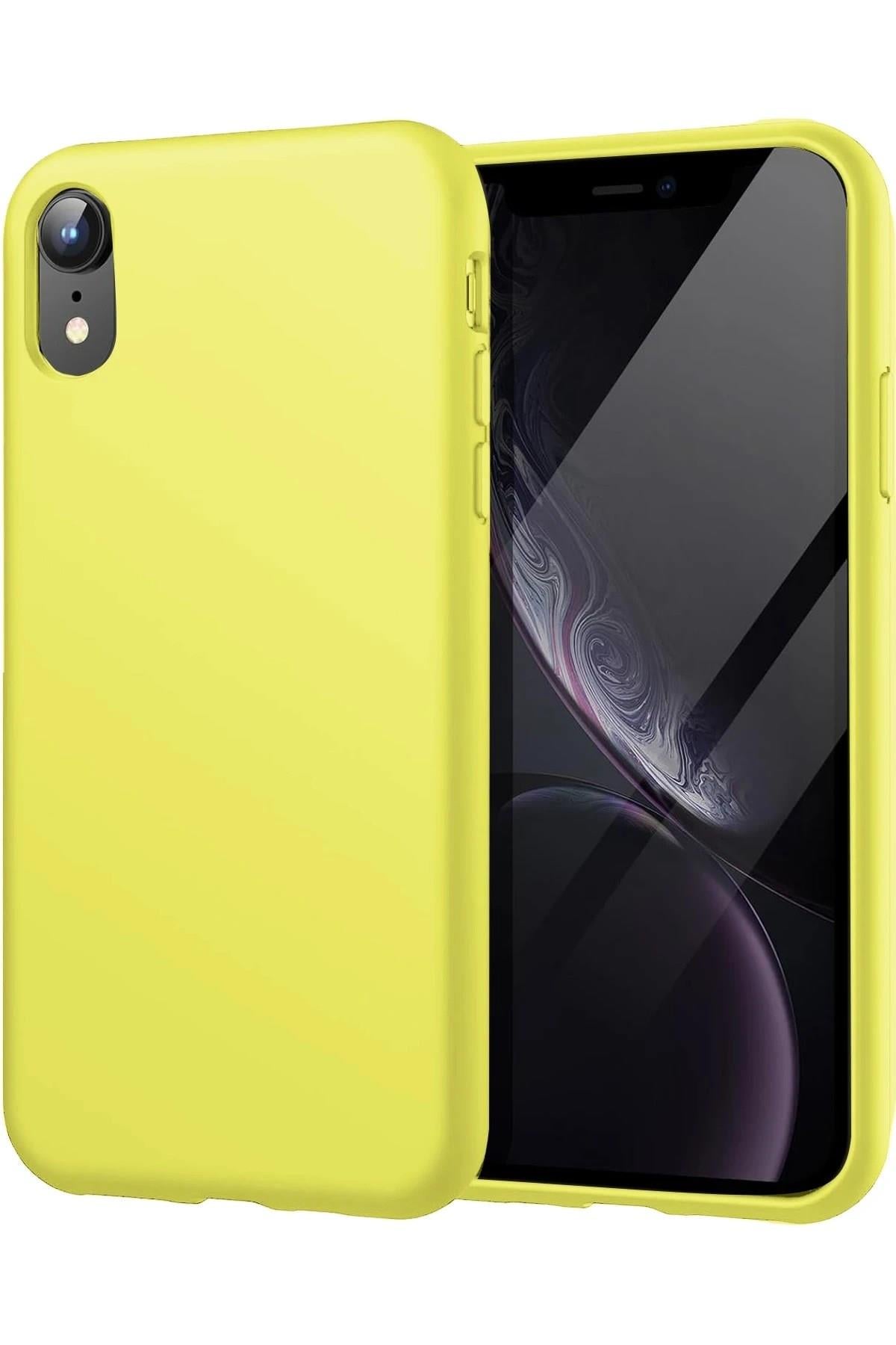 Mey İthalat®  iPhone XR Kılıf First Silikon - Parlak Yeşil