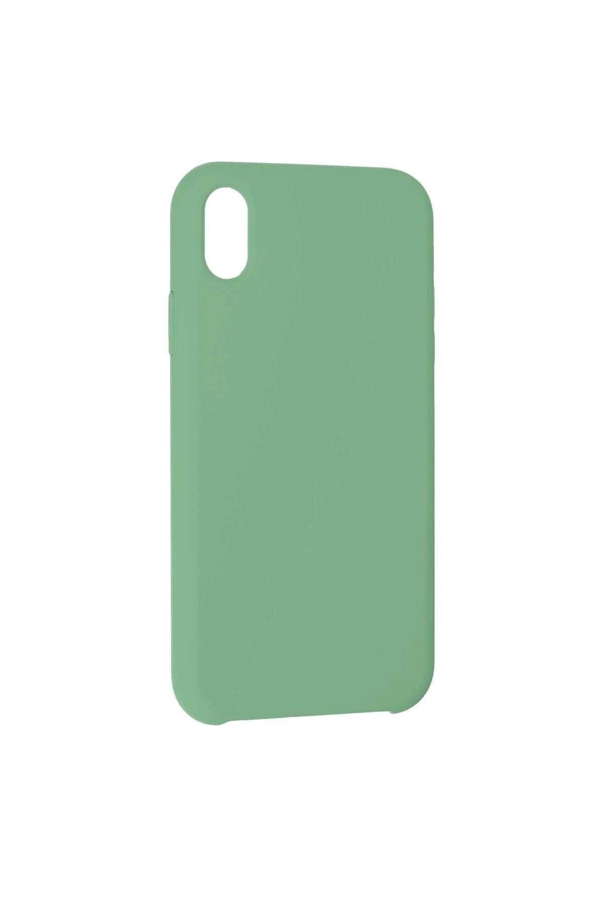 Mey İthalat®  iPhone XR Kılıf Lansman Legant Silikon - Yeşil