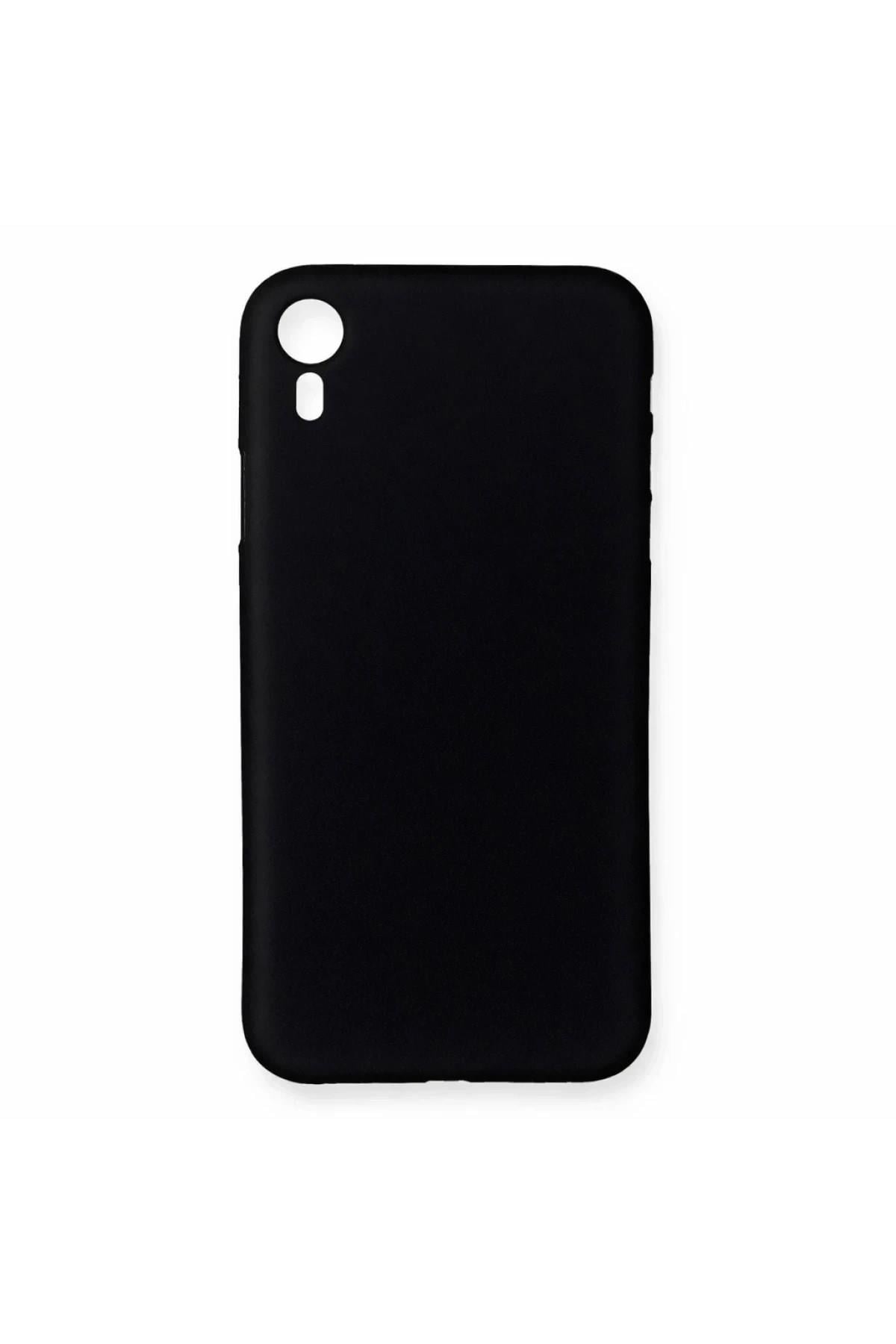 Mey İthalat®  iPhone XR Kılıf PP Ultra İnce Kapak - Siyah