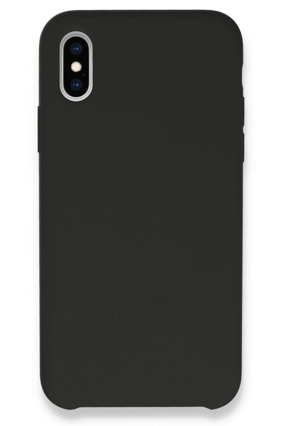 Mey İthalat®  iPhone XS Max Kılıf Lansman Legant Silikon - Siyah