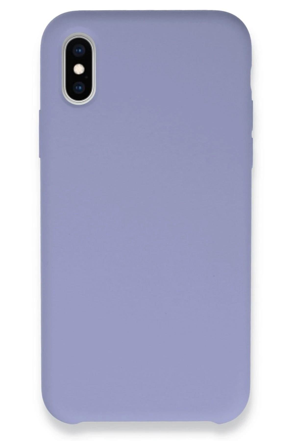 Mey İthalat®  iPhone XS Max Kılıf Lansman Legant Silikon - Lila