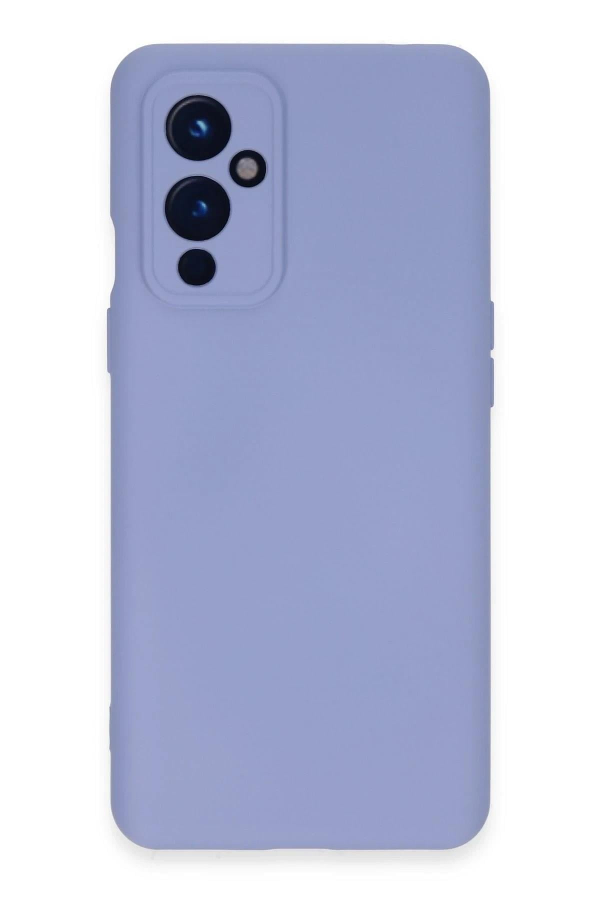 Mey İthalat®  One Plus 9 Kılıf Nano içi Kadife Silikon - Lila