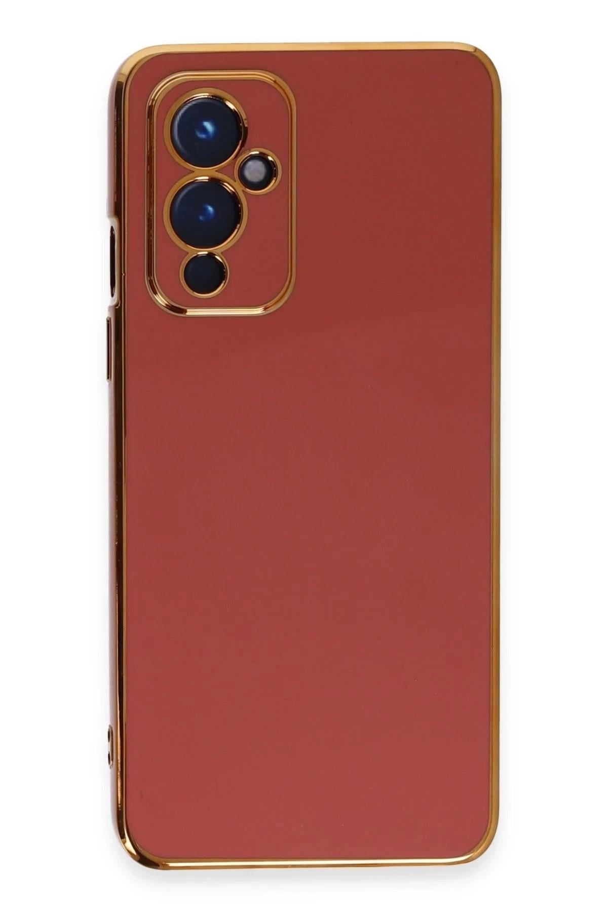 Mey İthalat®  One Plus 9 Kılıf Volet Silikon - Kırmızı