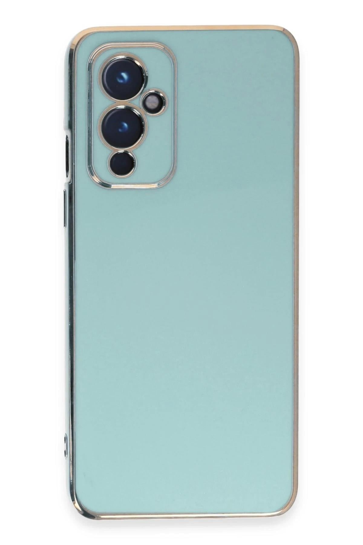 Mey İthalat®  One Plus 9 Kılıf Volet Silikon - Açık Yeşil
