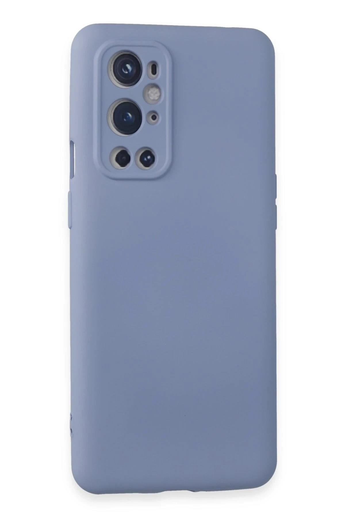 Mey İthalat®  One Plus 9 Pro Kılıf Nano içi Kadife Silikon - Mor