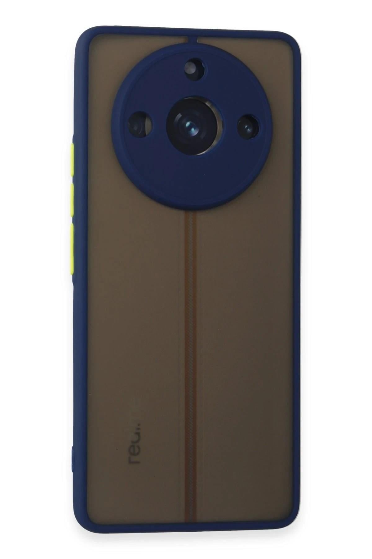 Mey İthalat®  Realme 11 Pro Kılıf Montreal Silikon Kapak - Lacivert