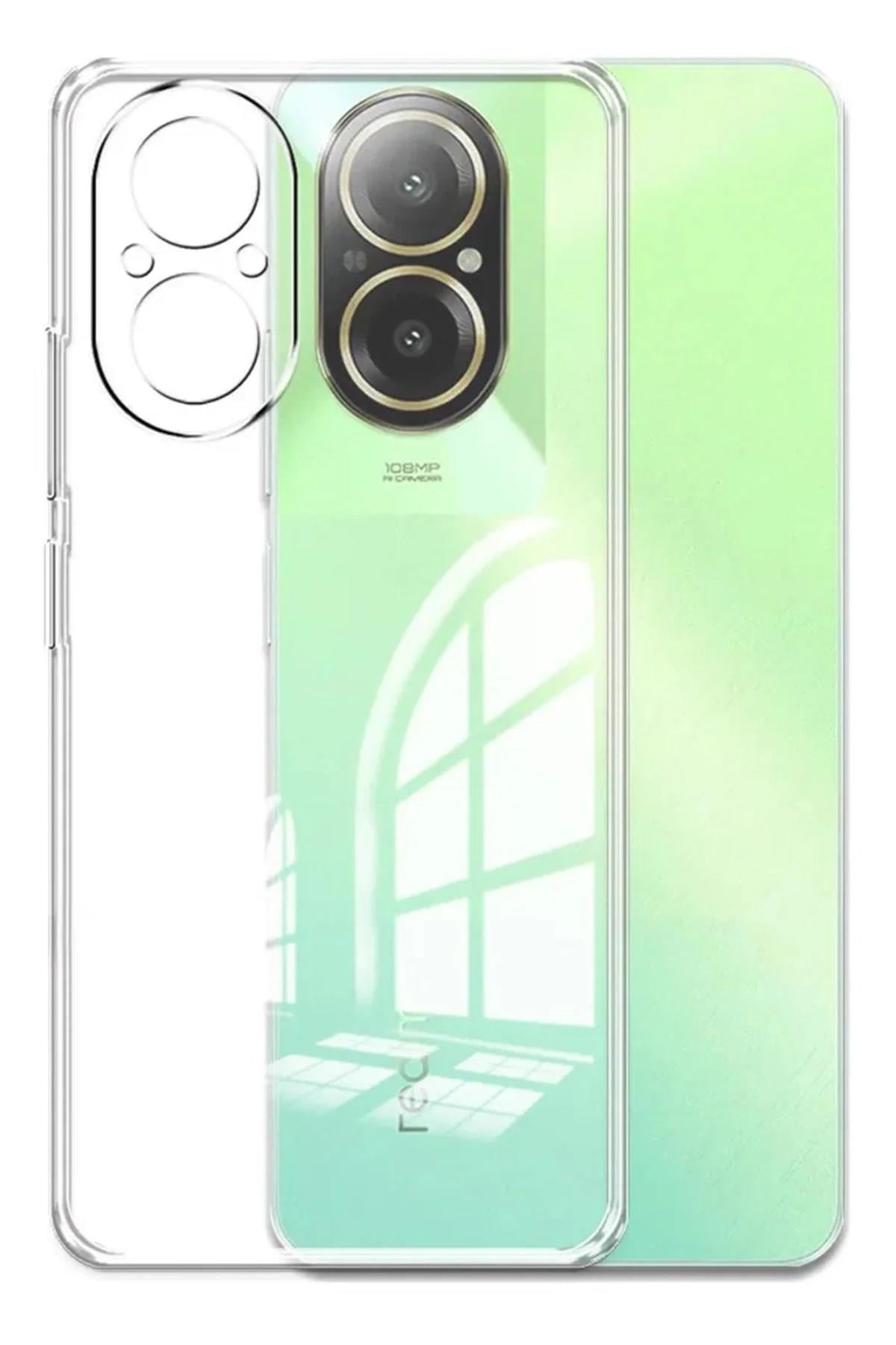 Mey İthalat®  Realme 12 Lite Kılıf Lüx Şeffaf Silikon