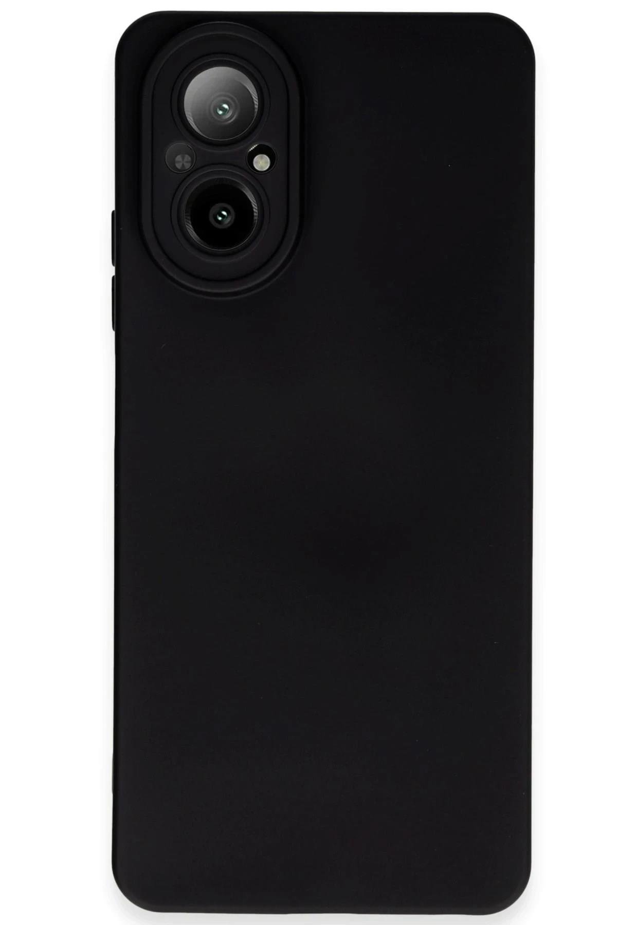 Mey İthalat®  Realme 12 Lite Kılıf Nano içi Kadife Silikon - Siyah
