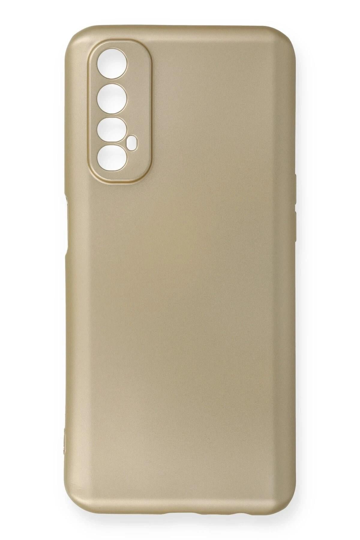 Mey İthalat®  Realme 7 Kılıf First Silikon - Gold