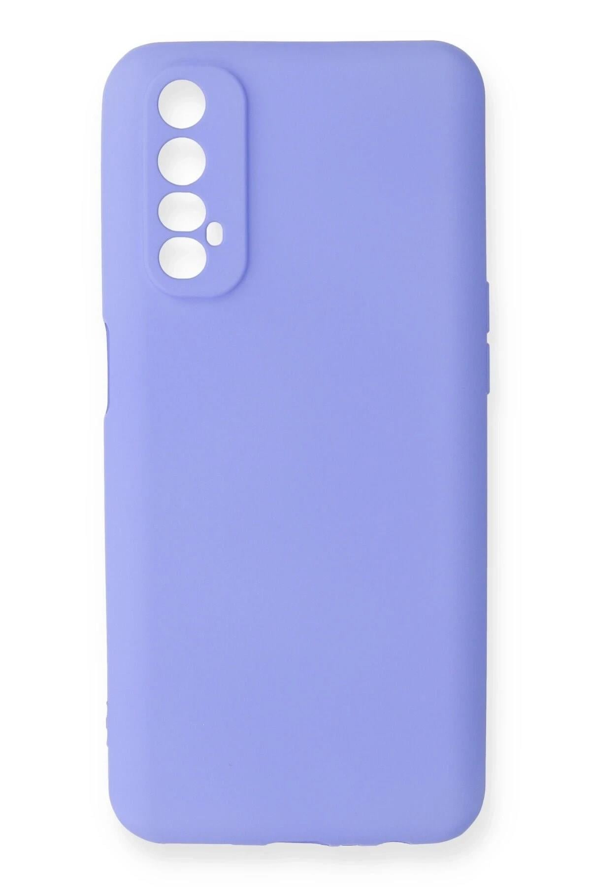 Mey İthalat®  Realme 7 Kılıf First Silikon - Lila