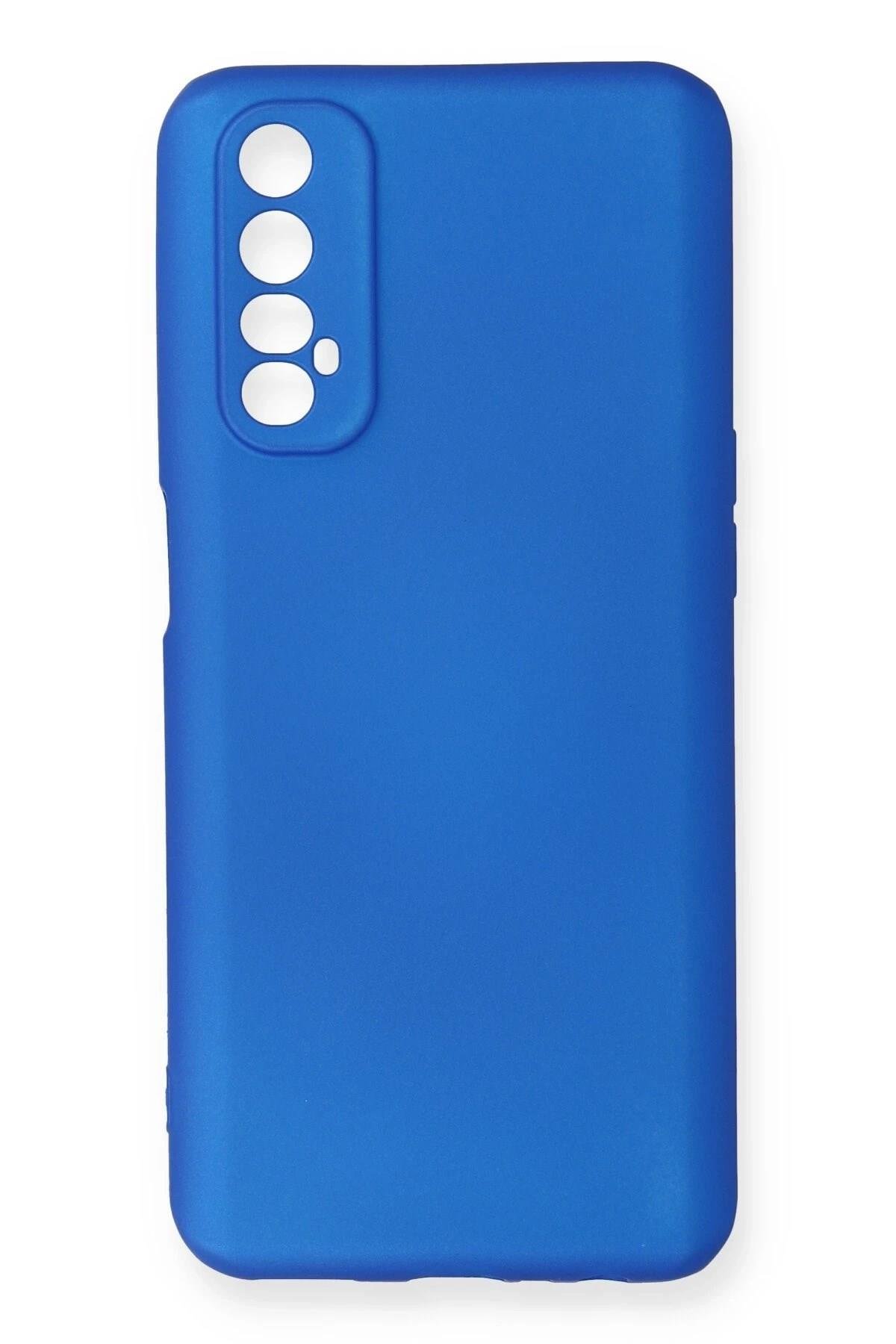 Mey İthalat®  Realme 7 Kılıf First Silikon - Mavi
