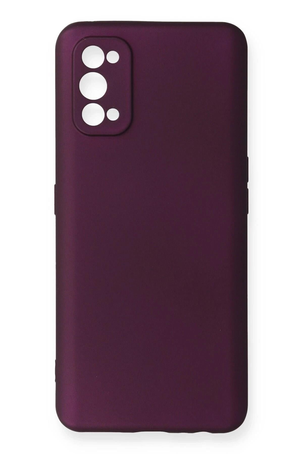 Mey İthalat®  Realme 7 Pro Kılıf First Silikon - Mürdüm