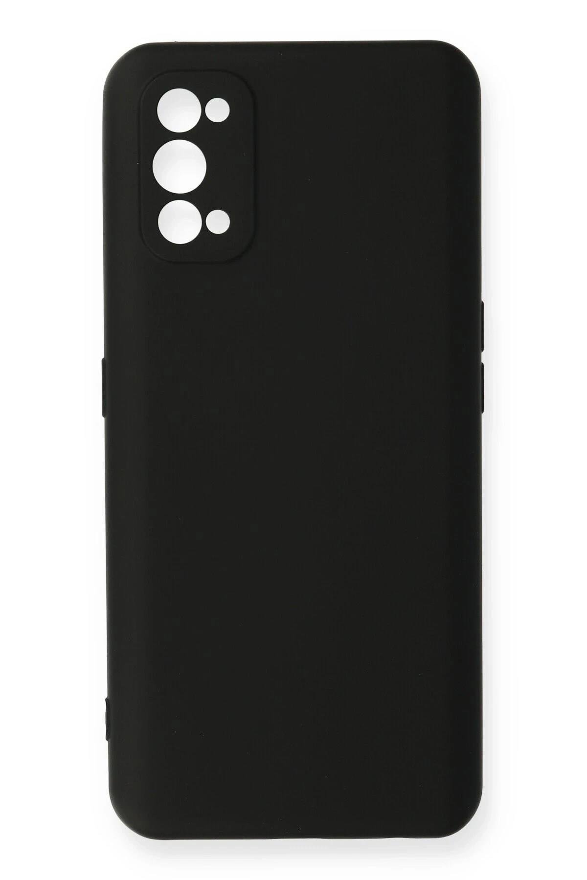 Mey İthalat®  Realme 7 Pro Kılıf Nano içi Kadife Silikon - Siyah