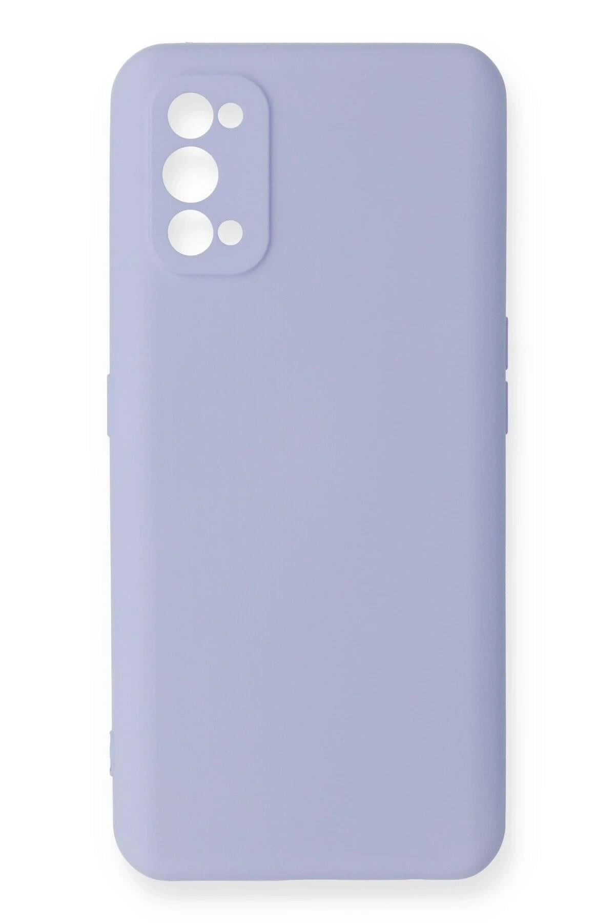 Mey İthalat®  Realme 7 Pro Kılıf Nano içi Kadife Silikon - Lila